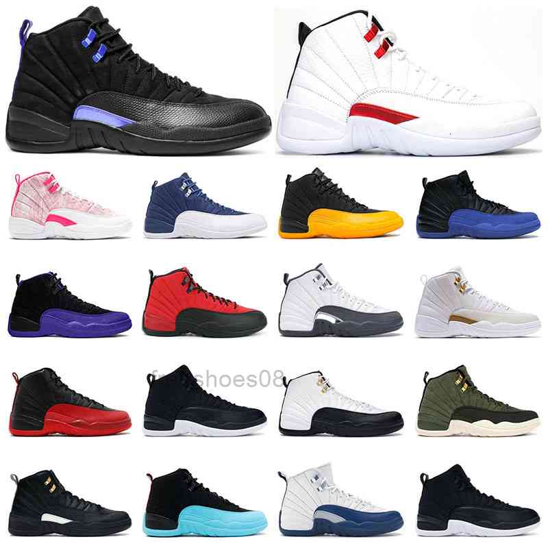 2021 Mens basketball running shoes 12s Twist Ice Cream Dark Concord Indigo Flu Game Royal University Gold womens Sneakers 5.5-13
2021 Mens basketball running shoes 12s Twist Ice Cream Dark Concord Indigo Flu Game Royal University Gold womens Sneakers 5.5-13