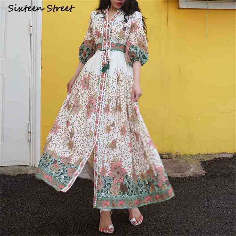Vintage Dress Woman V-neck Green Printed Single-breasted Maxi Vestido Female Boho Elegant Summer es Clothing 210603, Gray
Vintage Dress Woman V-neck Green Printed Single-breasted Maxi Vestido Female Boho Elegant Summer es Clothing 210603, Gray