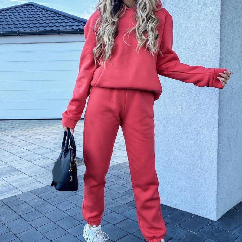 Women' Two Piece Pants 2021 Autumn Winter Warm Hoodie Women Solid Sets For Sweatshirts And Long Pant Fashion Suits Ladies Elegant Sweatshir, Black
Women' Two Piece Pants 2021 Autumn Winter Warm Hoodie Women Solid Sets For Sweatshirts And Long Pant Fashion Suits Ladies Elegant Sweatshir, Black