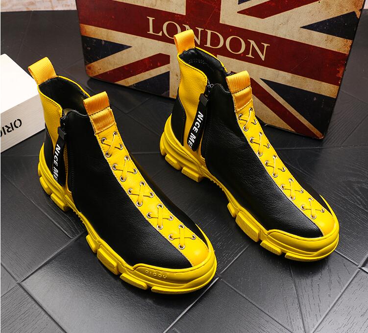 2021 Brand Men's Leather Shoes Korean Trend Comfortable Loafer Men Shoes British Fashion Men Sneakers New Moccasins