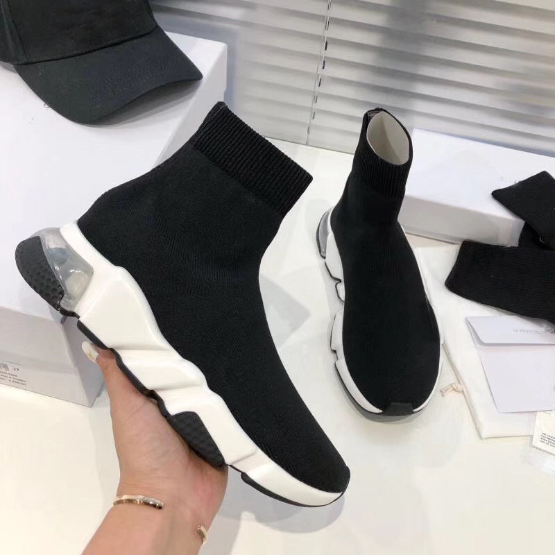 Luxury Designer Shoes knitted elastic Socks boots Spring Autumn Sexy gym Casual women platform men sports boot Lady Lace up Thick sneakers, Black
Luxury Designer Shoes knitted elastic Socks boots Spring Autumn Sexy gym Casual women platform men sports boot Lady Lace up Thick sneakers, Black