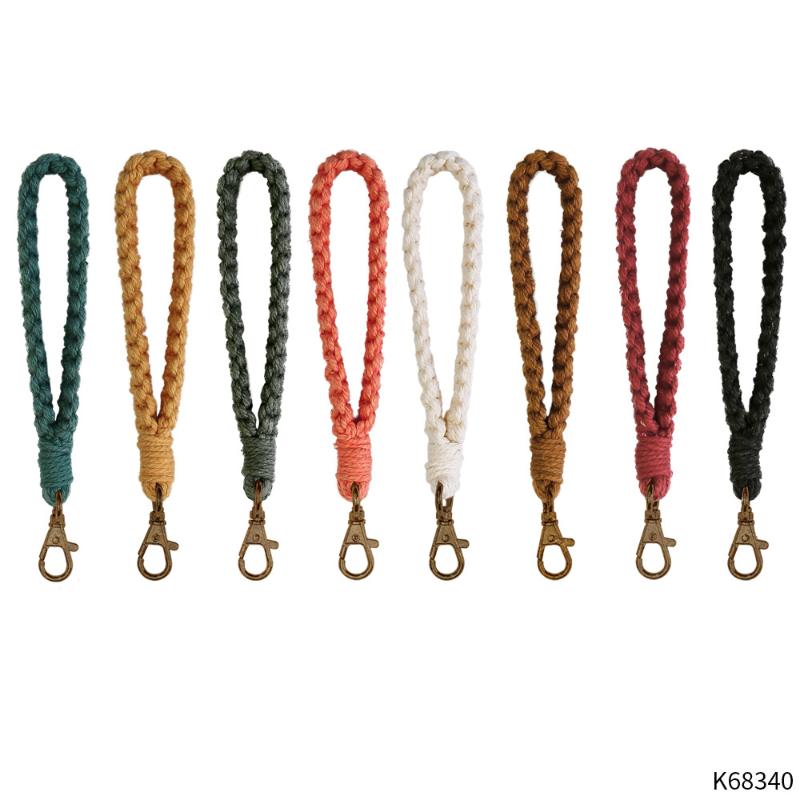 Keychains Boho Bag Accessories | Macrame Wristlet Keychain|Wrist Lanyard Strap Keyring Bracelet Assorted Color Braided Key Fob
Keychains Boho Bag Accessories | Macrame Wristlet Keychain|Wrist Lanyard Strap Keyring Bracelet Assorted Color Braided Key Fob