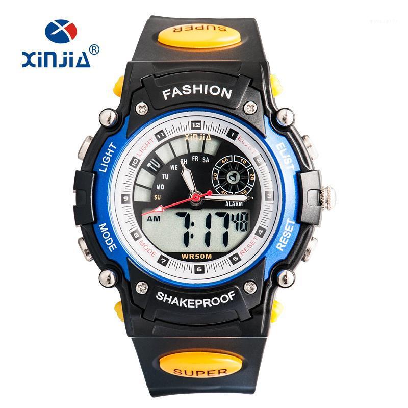 Men's Relogio Masculino Dual Display Casual Children Sports Watches 5 Atm Water Resistant Analog Digital Japan Movement Wristwatches, 0101 black
Men's Relogio Masculino Dual Display Casual Children Sports Watches 5 Atm Water Resistant Analog Digital Japan Movement Wristwatches, 0101 black