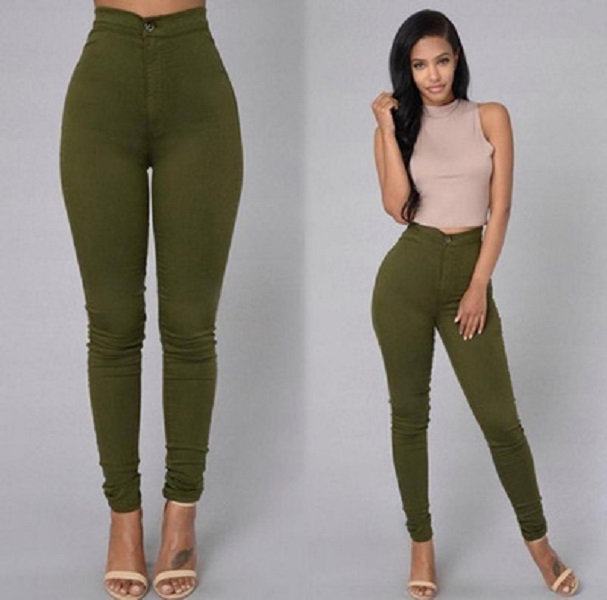 Women Stretch Jeans Denim Black White Skinny Leggings for Womens High Waist Pencil Pants Thin Trousers Plus Size S-4XL