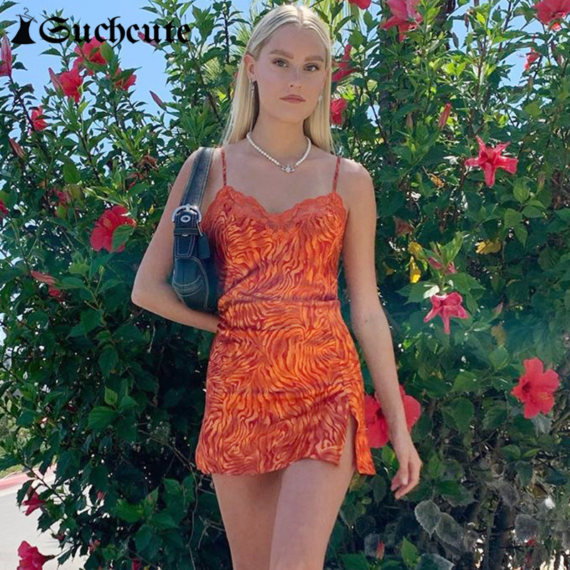 Casual Dresses Zebra Pattern Women With Lace Edge Y2K Aesthetics Mini Streetwear Gothic Summer 90s Outfits E6R1, Orange
Casual Dresses Zebra Pattern Women With Lace Edge Y2K Aesthetics Mini Streetwear Gothic Summer 90s Outfits E6R1, Orange