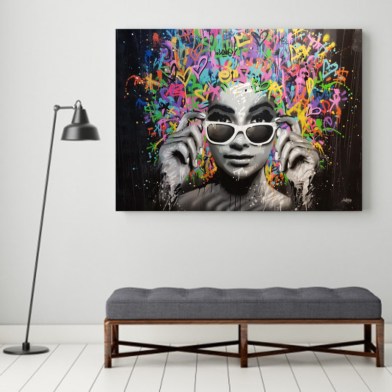 Graffiti Art Poster Print Canvas Painting For Living Room Wall Art Beautiful Girl Decoration Paintings No Frame
Graffiti Art Poster Print Canvas Painting For Living Room Wall Art Beautiful Girl Decoration Paintings No Frame