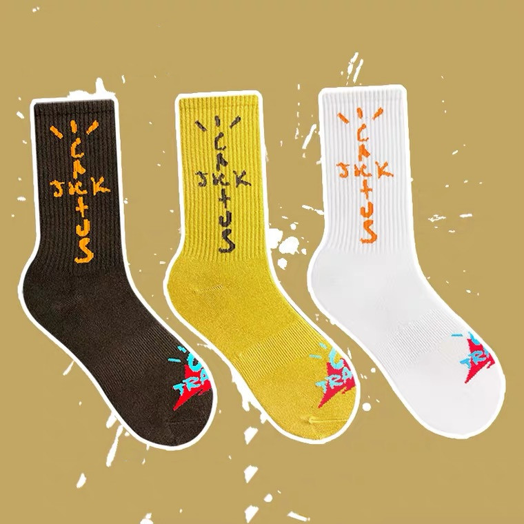2021 New Socks Skate Crew Socks Men Sport Travis Scott Cactus Jack Bandanas Socks Streetwear Hip Hop, Black
2021 New Socks Skate Crew Socks Men Sport Travis Scott Cactus Jack Bandanas Socks Streetwear Hip Hop, Black