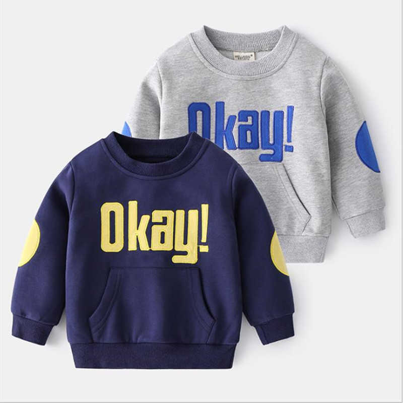 Spring Autumn Design 2 3 4 6 8Years Children'S Clothing Kids Tops Baby Handsome Letter Long Sleeve Sweatshirt For Boys 210701, Dark blue
Spring Autumn Design 2 3 4 6 8Years Children'S Clothing Kids Tops Baby Handsome Letter Long Sleeve Sweatshirt For Boys 210701, Dark blue