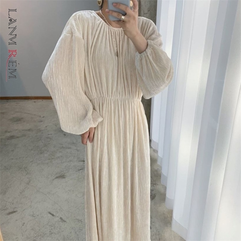 Loose Dresses Slim Round Neck Puff Sleeve Women Spring Summer Casual Female Lady Streetwear Long Dress 2D1278 210526, Apricot
Loose Dresses Slim Round Neck Puff Sleeve Women Spring Summer Casual Female Lady Streetwear Long Dress 2D1278 210526, Apricot