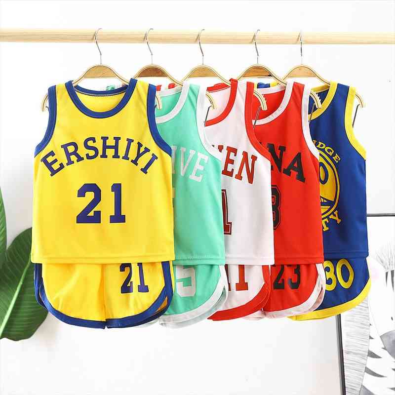 baby boy clothes summer vest sports basketball uniform clothes for children kids sleeveless vest suit children set 1-8y, White
baby boy clothes summer vest sports basketball uniform clothes for children kids sleeveless vest suit children set 1-8y, White