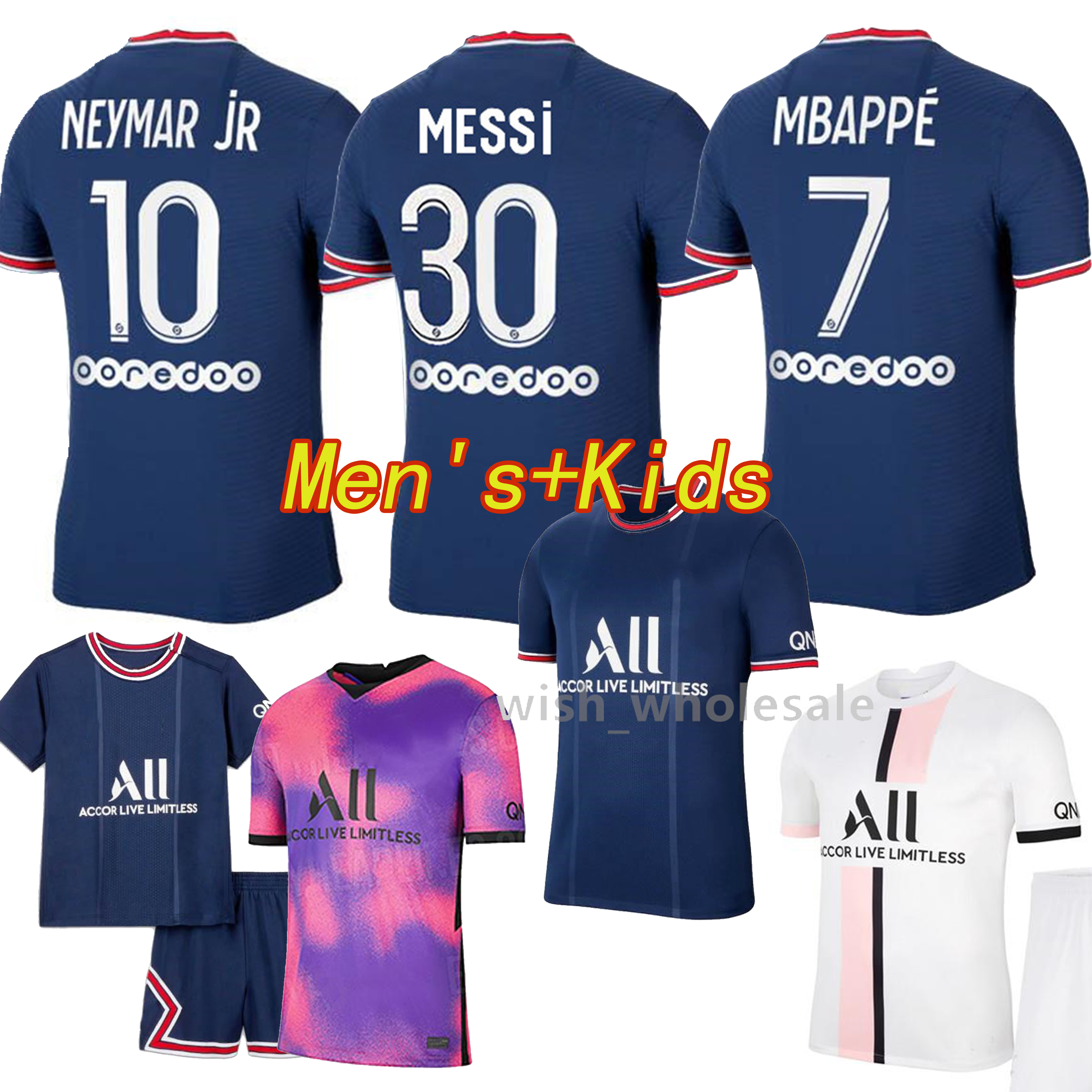 2021-22 Paris Saint-Germain Soccer Jerseys 30 Messi Jersey 7 Mbappé 10 Neymar Jr 3 Kimpembe 9 Icardi 14 Juan Bernat 21 Ander Herrera 22 Dial, Black;yellow
2021-22 Paris Saint-Germain Soccer Jerseys 30 Messi Jersey 7 Mbappé 10 Neymar Jr 3 Kimpembe 9 Icardi 14 Juan Bernat 21 Ander Herrera 22 Dial, Black;yellow