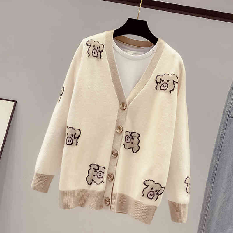 women's sweaters female sweater knitted or crocheted, autumn jacket , v-neck, cartoon pattern, street fashion, women's fjtm, White;black
women's sweaters female sweater knitted or crocheted, autumn jacket , v-neck, cartoon pattern, street fashion, women's fjtm, White;black