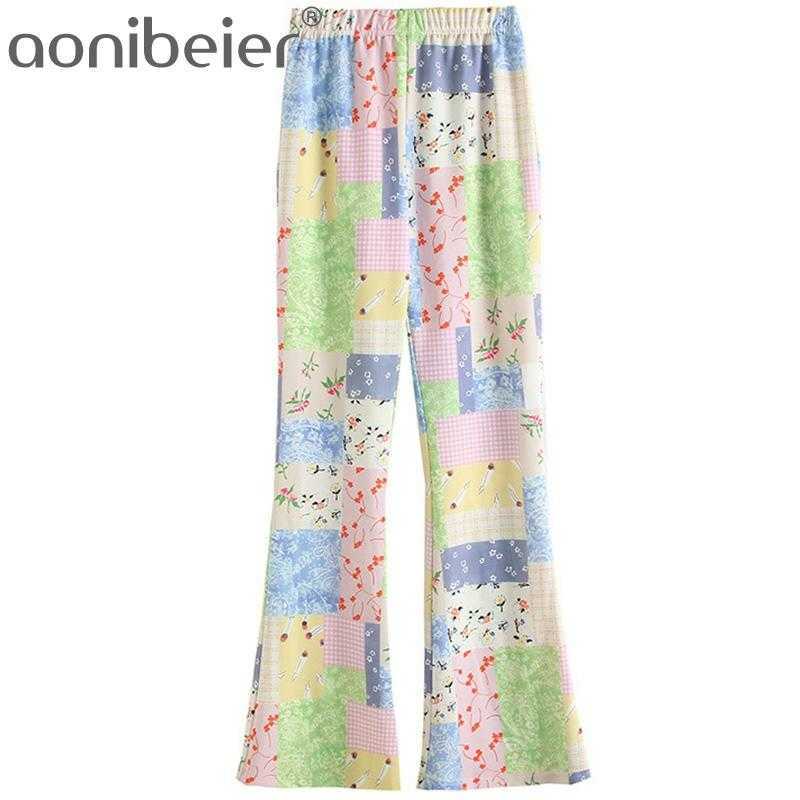 Printed Summer Thin Style Women Casual Holiday Long Trousers Streetwear Fashion Elastic High Waist Flare Pants Female 210604, 01
Printed Summer Thin Style Women Casual Holiday Long Trousers Streetwear Fashion Elastic High Waist Flare Pants Female 210604, 01