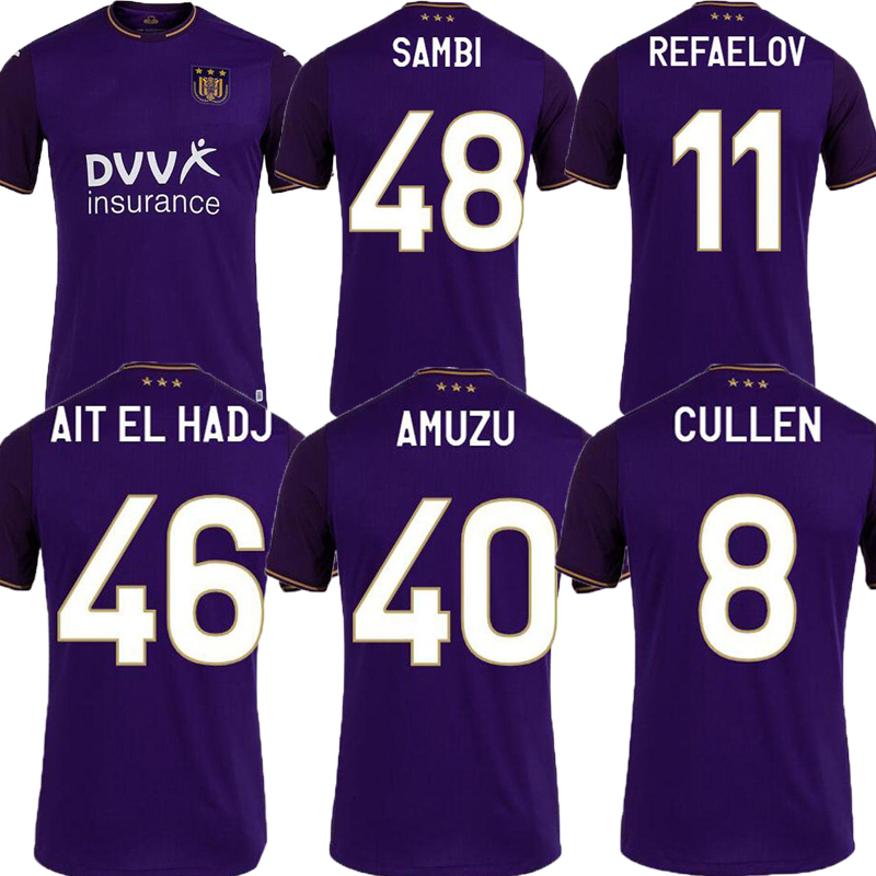 21 22 RSC Anderlecht home Soccer Jerseys KOMPANY 2021 2022 camiseta de fútbol HOEDT CULLEN VERBRUGGEN V.CROMBRUGGE DELCROIX REFAELOV SAMBI purple football shirts, 2021;home
21 22 RSC Anderlecht home Soccer Jerseys KOMPANY 2021 2022 camiseta de fútbol HOEDT CULLEN VERBRUGGEN V.CROMBRUGGE DELCROIX REFAELOV SAMBI purple football shirts, 2021;home