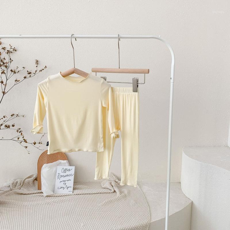 Children Suit 2021 Spring Girls Home Clothes Pure Color Long Sleeve Thin Cotton Pajamas Kids Two Piece Set Clothing Sets, White
Children Suit 2021 Spring Girls Home Clothes Pure Color Long Sleeve Thin Cotton Pajamas Kids Two Piece Set Clothing Sets, White