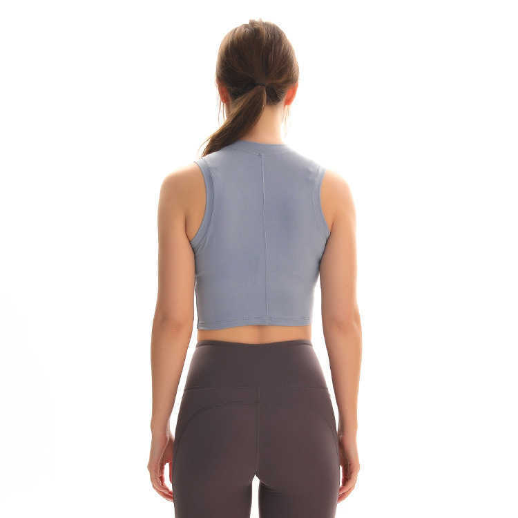 Yoga sports vest L-91 tight high-elasticity fitness gym clothes women underwears casual all-match workout running exercise tank tops