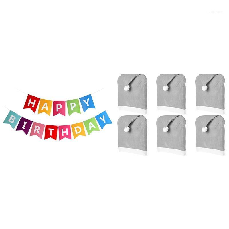 Pcs Happy Birthday Letter Fish Tail Flag & 6 Christmas Chair Back Covers Santa Claus Hat
Pcs Happy Birthday Letter Fish Tail Flag & 6 Christmas Chair Back Covers Santa Claus Hat