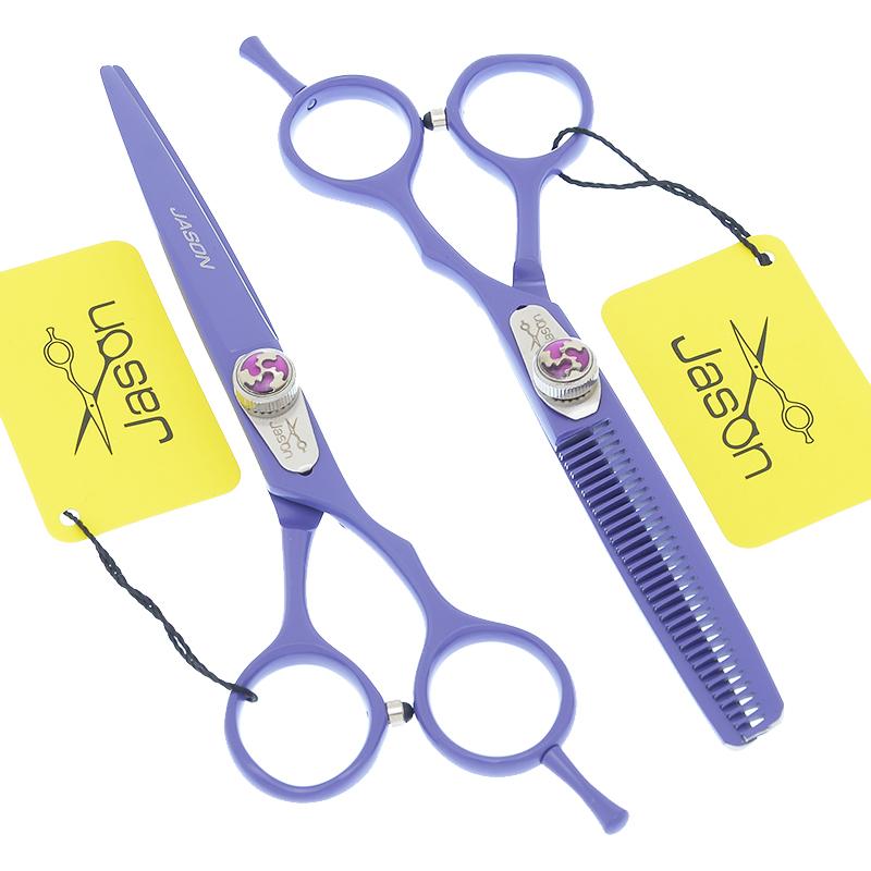 Hair Scissors Jason 6 Inch Professional Hairdressing Set Japanese Steel Barber Cutting Thinning Shears Haircut Tools A0105D