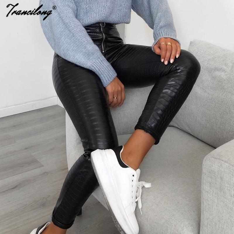 Women Skinny Pants Office Ladies Trousers Elegant High Waist Faux Fur Leather Sexy Casual Bodycon Black Pantalon Femme Women's & Capris, Black;white
Women Skinny Pants Office Ladies Trousers Elegant High Waist Faux Fur Leather Sexy Casual Bodycon Black Pantalon Femme Women's & Capris, Black;white