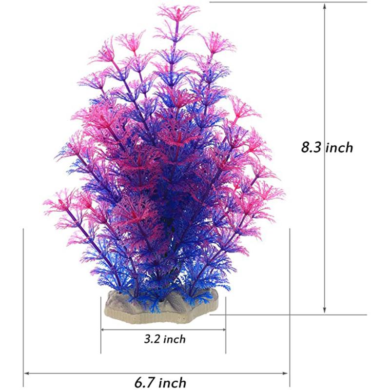 Decorations Fish Tank Simulation Water Plant Decoration Plastic Rockery Base Dead Wood