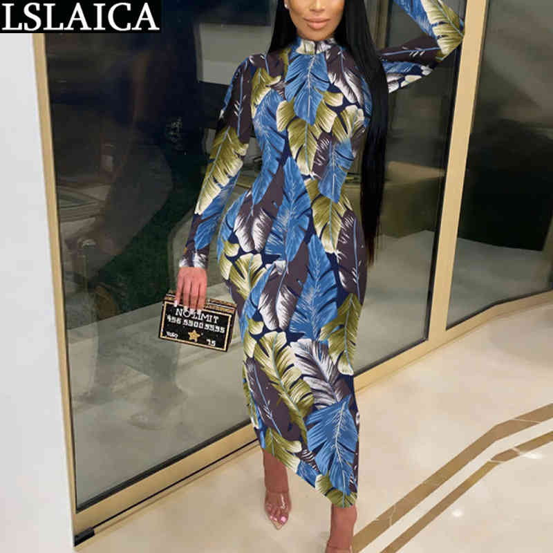 Maxi Dress Leaf Printing Fashion Slim Women Clothing Night Club Skinny Long Sleeve Holidays Elegant Party Vestidos Largos 210520, Blue
Maxi Dress Leaf Printing Fashion Slim Women Clothing Night Club Skinny Long Sleeve Holidays Elegant Party Vestidos Largos 210520, Blue
