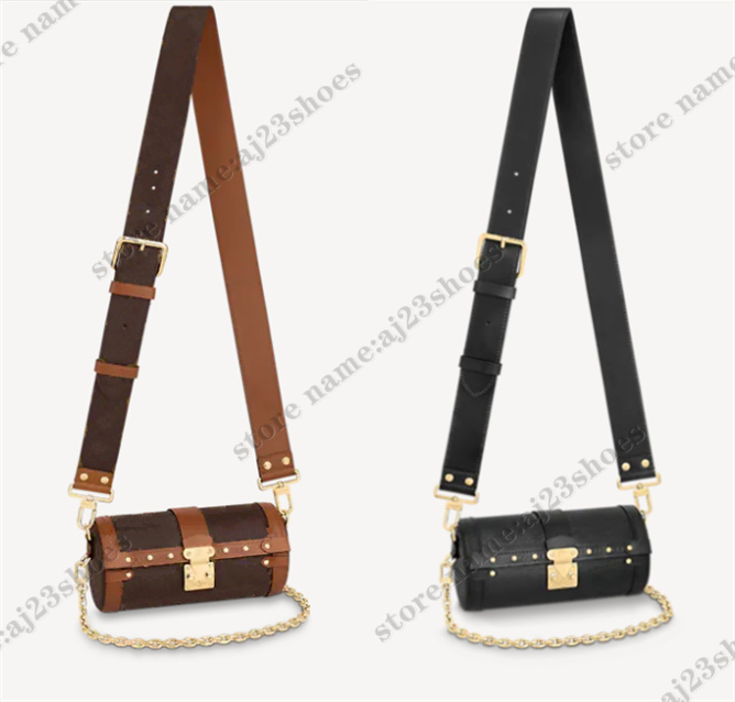 Papillon Trunk handbag Luxurys designers Bags trendy semi-rigid baguette S-lock Chain Cross Body Bag M57835, 03 
Papillon Trunk handbag Luxurys designers Bags trendy semi-rigid baguette S-lock Chain Cross Body Bag M57835, 03