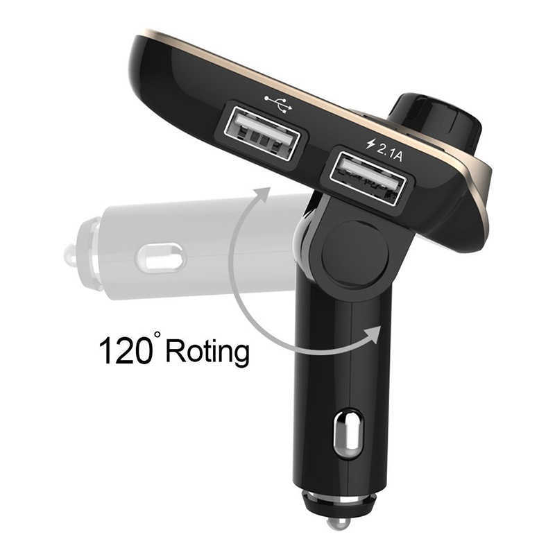 Display T11 Bluetooth LCD Hands-free Car Auto Kit USB Charger FM Transmitter Wireless Modulator TF Card Audio Music Player With Package