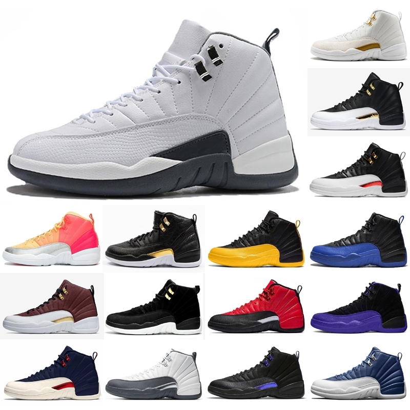 Mens basketball shoes 12s jumpman 12 Dark Concord University Gold Stone Blue Reverse Flu Game Grey men sports sneakers trainers, As photo 1
Mens basketball shoes 12s jumpman 12 Dark Concord University Gold Stone Blue Reverse Flu Game Grey men sports sneakers trainers, As photo 1