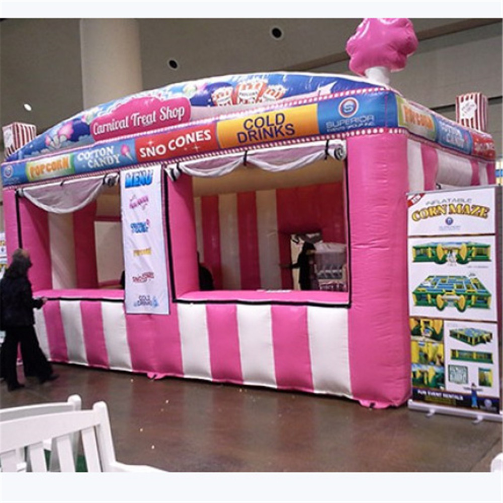 5x3m Customized concession stand tent inflatable candy floss ticket changing booth ice cream popcorn cold drink sell room balloon with blower on sale
5x3m Customized concession stand tent inflatable candy floss ticket changing booth ice cream popcorn cold drink sell room balloon with blower on sale