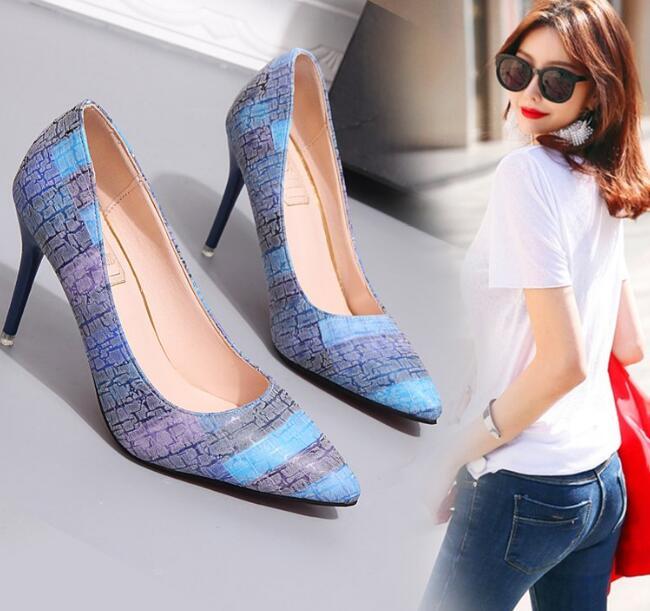 Dress Shoes Women Pumps Party Wedding Super High Heel Stiletto Pointed Chaussure Femme Talon Shorha Classic