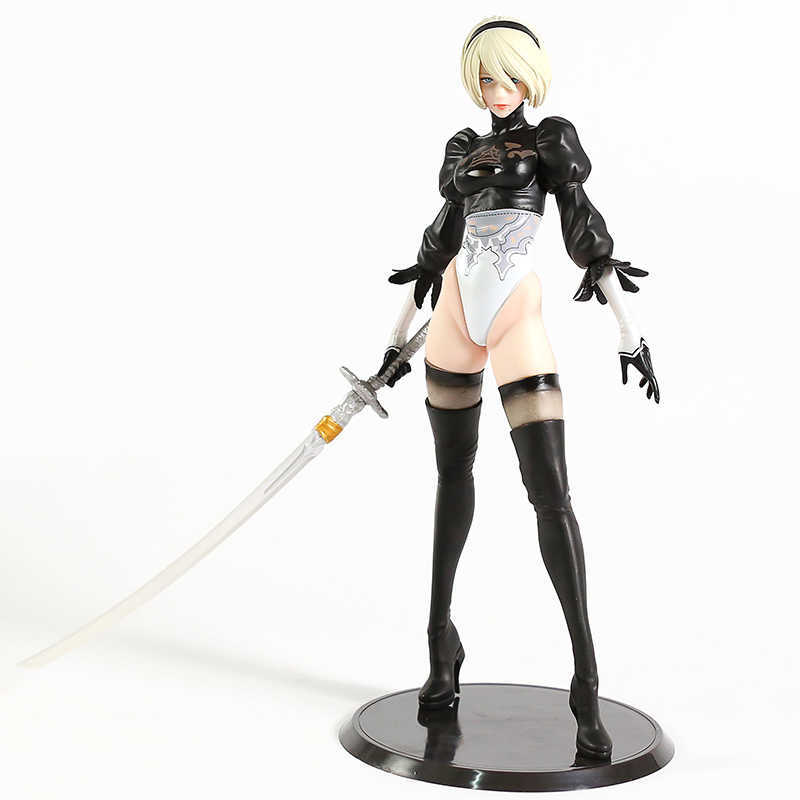 

NieR Automata YoRHa No.2 Type B 2B DX Version PVC Figure Collectible Model Toy Action figurine gift T30 Q0722, No box