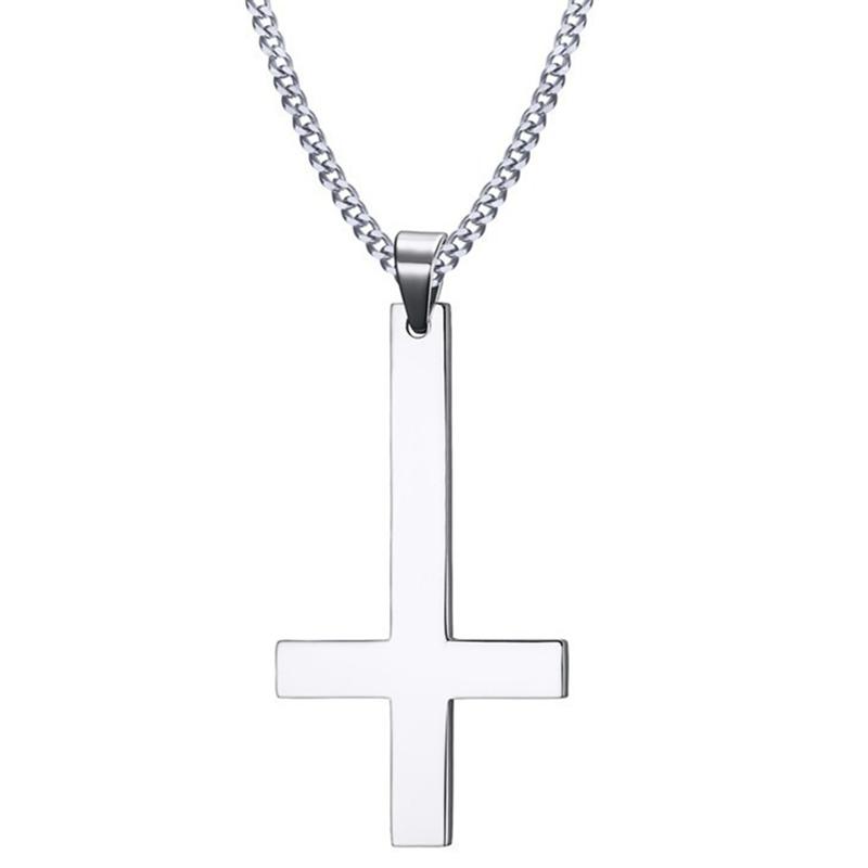 Pendant Necklaces 2021 Lucifer Satan Satanism Gothic Jewelry Upside Down Cross Inverted Of St Peter Necklace
Pendant Necklaces 2021 Lucifer Satan Satanism Gothic Jewelry Upside Down Cross Inverted Of St Peter Necklace
