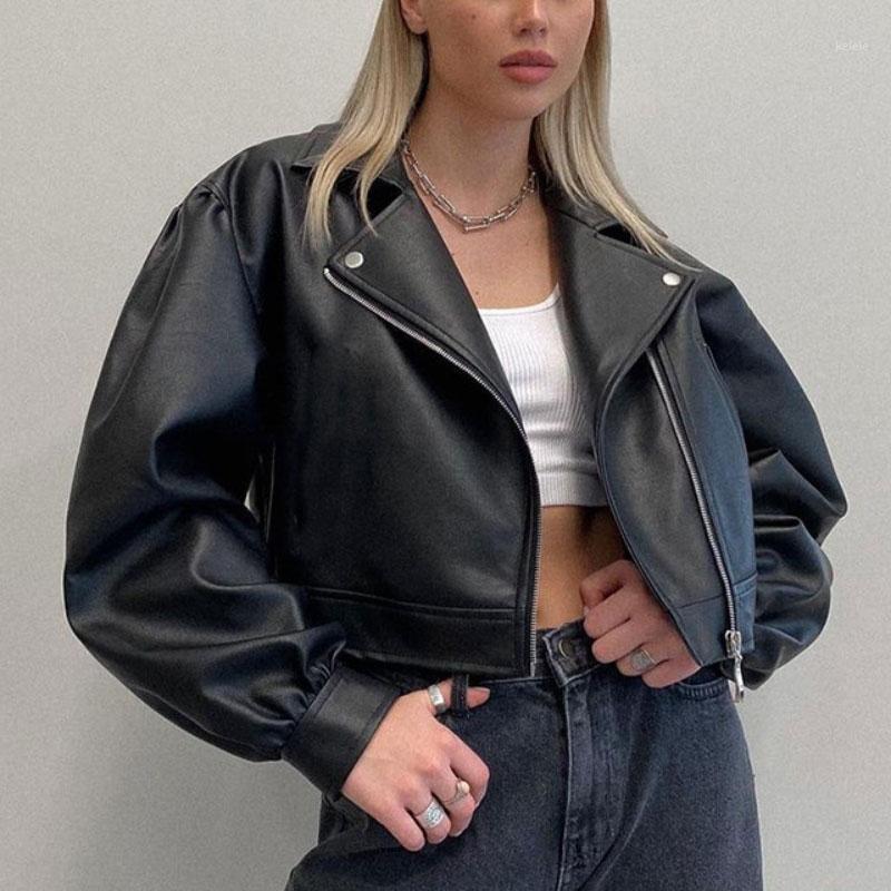 Women's Jackets ZOTTSOZ Women Faux Leather Jacket Casual Autumn Winter PU Motorcycle Crop Streetwear Loose Coats Outerwear 2021, Black;brown
Women's Jackets ZOTTSOZ Women Faux Leather Jacket Casual Autumn Winter PU Motorcycle Crop Streetwear Loose Coats Outerwear 2021, Black;brown