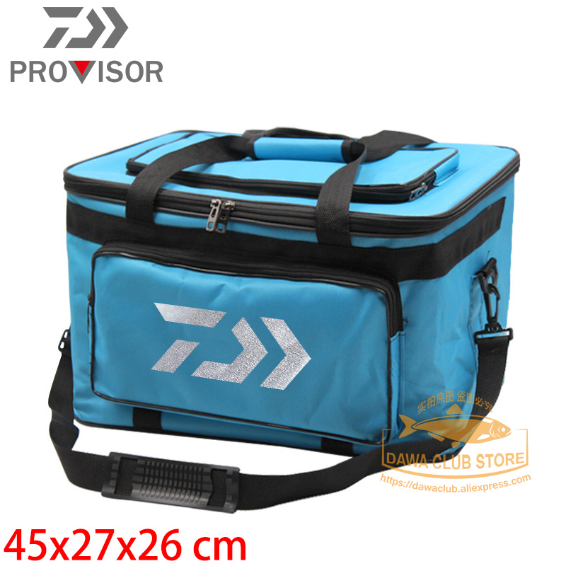 2021 DAWA Multifunctional Fishing Tackle Bags DAIWA Fishing Lures Gear Storage Bag Foldable Crossbody Bag Waterproof Fishing Baga, Silver
2021 DAWA Multifunctional Fishing Tackle Bags DAIWA Fishing Lures Gear Storage Bag Foldable Crossbody Bag Waterproof Fishing Baga, Silver