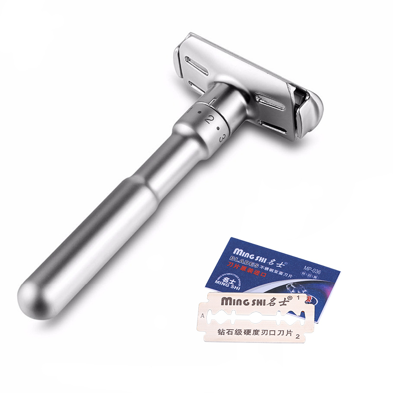 Adjustable Safety Razor Double Edge Classic Mens Shaving Mild 1-6 File Hair Removal Shaver
Adjustable Safety Razor Double Edge Classic Mens Shaving Mild 1-6 File Hair Removal Shaver