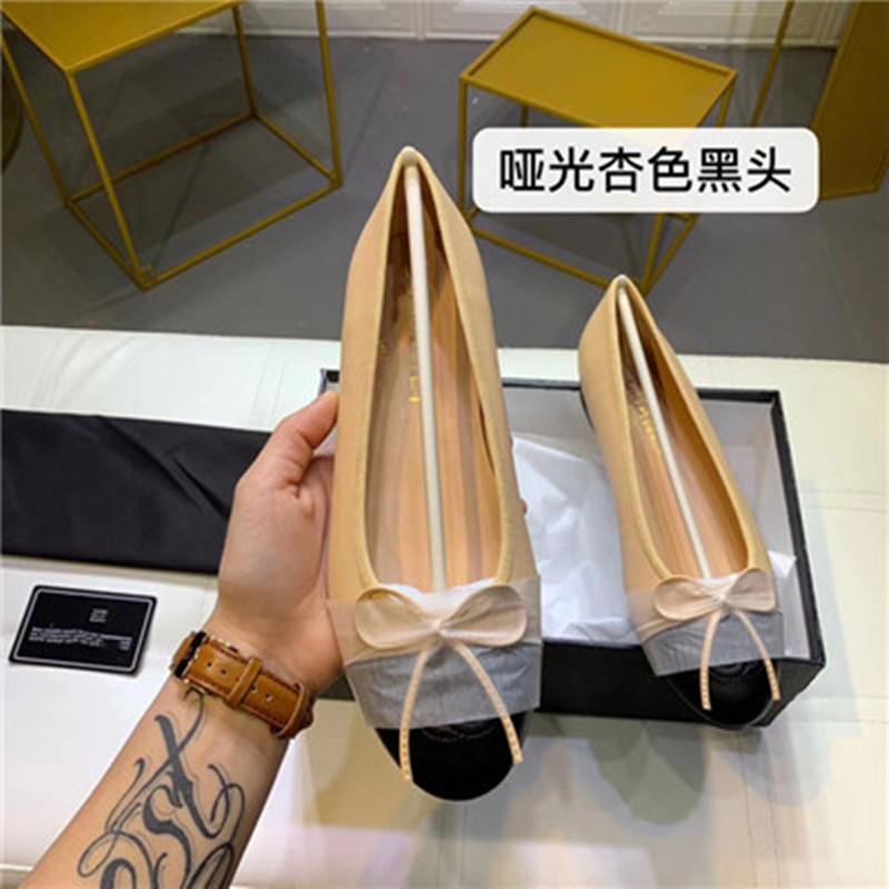Comfortable Women's Slippers Shoes, Round Toe Leather Flats, Bow Tie Casual Ballet Flats Slippers