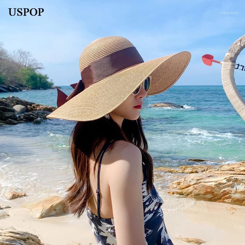 Women Summer Straw Sun Hats Ribbon Bow Wide Brim Beach Hat Sunshade, Blue;gray
Women Summer Straw Sun Hats Ribbon Bow Wide Brim Beach Hat Sunshade, Blue;gray