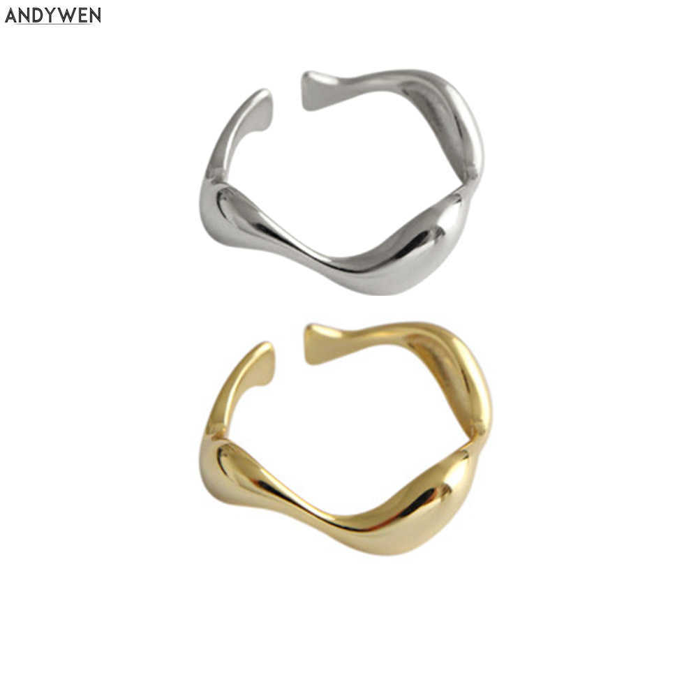 ANDYWEN 925 Sterling Silver Gold Geometric Irregular Resizable Rings Circle Round Party Rock Punk Luxury Fashion Jewelry 210608
ANDYWEN 925 Sterling Silver Gold Geometric Irregular Resizable Rings Circle Round Party Rock Punk Luxury Fashion Jewelry 210608
