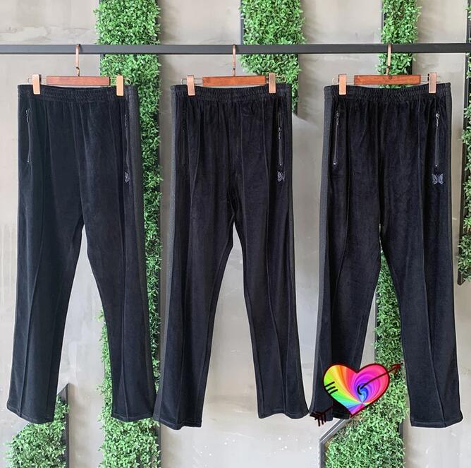 Full Black Pants Men Women High Quality Velvet Embroidery Dark Grey Ribbon Track Trousers
Full Black Pants Men Women High Quality Velvet Embroidery Dark Grey Ribbon Track Trousers
