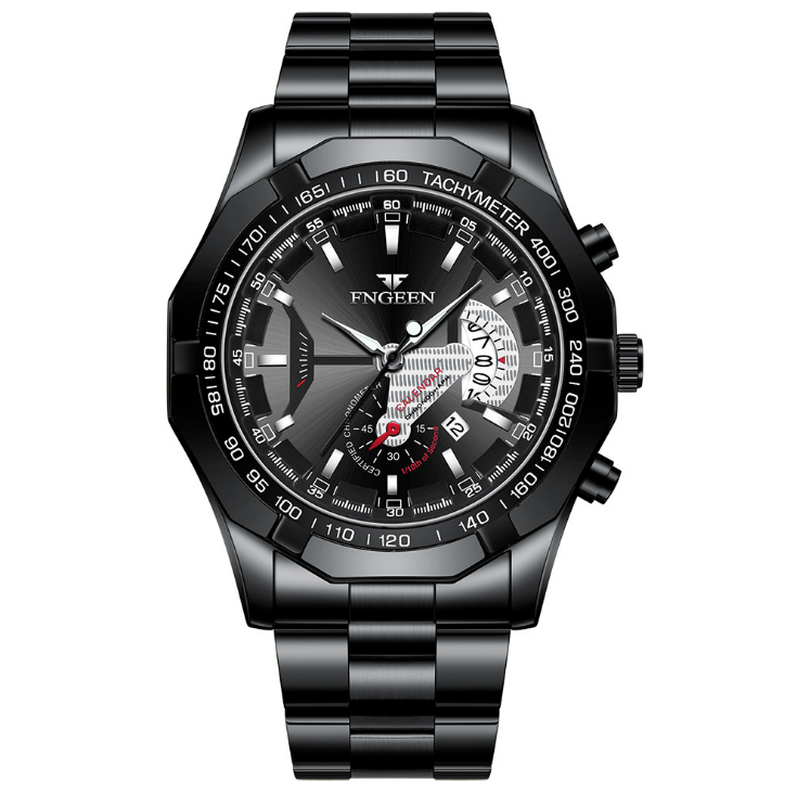 FNGEEN Brand White Steel Quartz Mens Watches Crystal Glass Watch Date 44MM Diameter Personality Accurate Travel Time Stylish Man Wristwatches
FNGEEN Brand White Steel Quartz Mens Watches Crystal Glass Watch Date 44MM Diameter Personality Accurate Travel Time Stylish Man Wristwatches