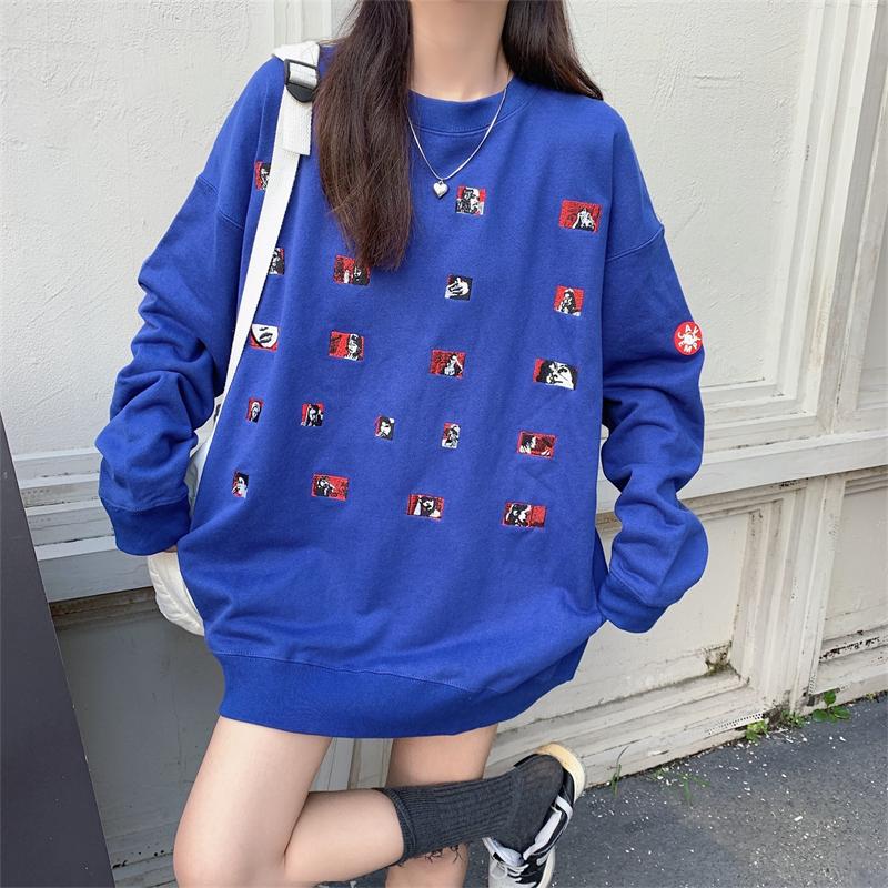 Women's Hoodies & Sweatshirts Cartoon Long Sweatshirt Coat For Women Embroidery Hoodie Woman 2021 Vintage Pullovers Chic Streetwear Winter H, Blue
Women's Hoodies & Sweatshirts Cartoon Long Sweatshirt Coat For Women Embroidery Hoodie Woman 2021 Vintage Pullovers Chic Streetwear Winter H, Blue