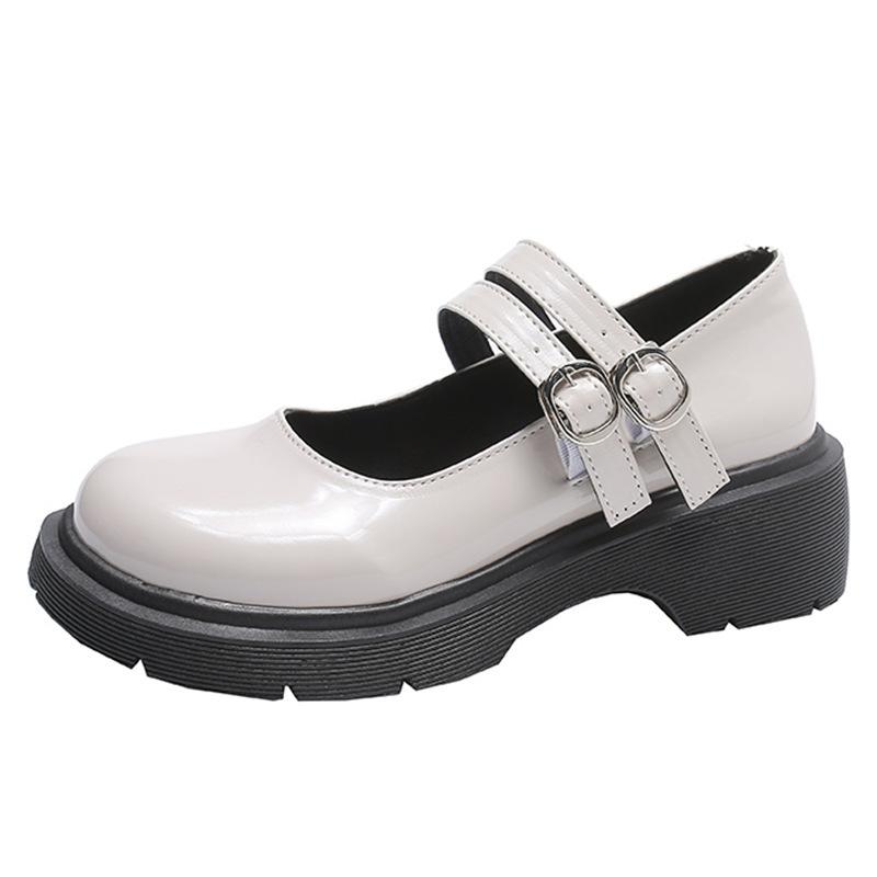 Dress Shoes 2021 Single Shoe For Women With Thick Soles, Preppy Style, Slim Retro Round Head, One-button Leather
Dress Shoes 2021 Single Shoe For Women With Thick Soles, Preppy Style, Slim Retro Round Head, One-button Leather