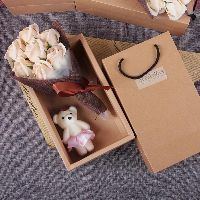 Gift Wrap Valentines Day Wedding Rose Soap Flower Gifts Box Bear Bouquet For Home Party Decor Girlfriends
Gift Wrap Valentines Day Wedding Rose Soap Flower Gifts Box Bear Bouquet For Home Party Decor Girlfriends