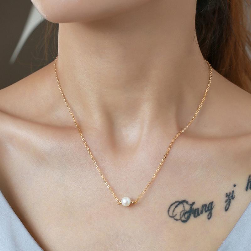 Chains Necklace Ins Cold Wind Imitation Pearl Personality Temperament Pendant Female Clavicle
Chains Necklace Ins Cold Wind Imitation Pearl Personality Temperament Pendant Female Clavicle