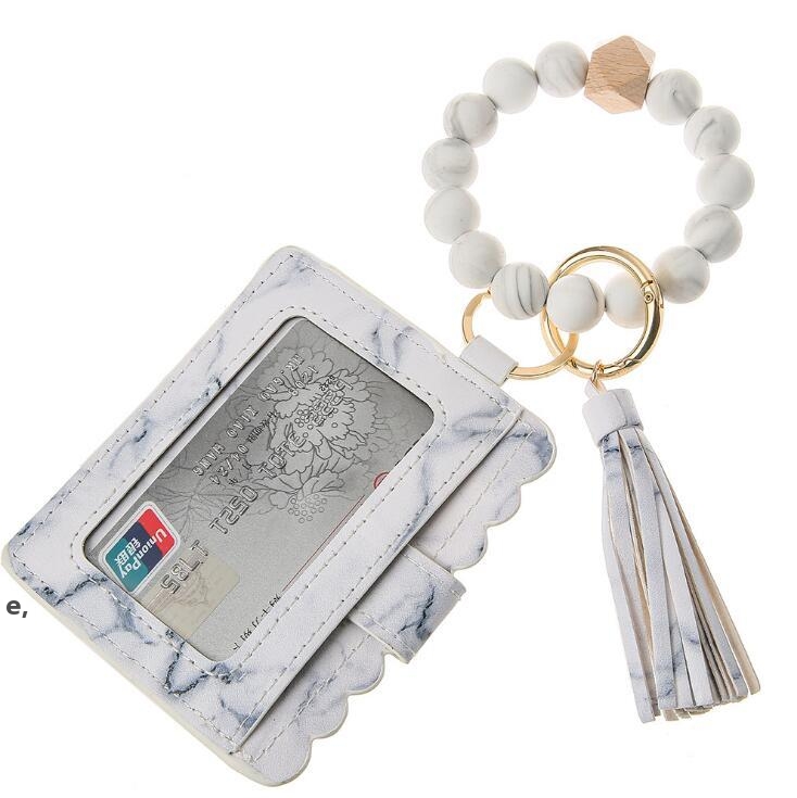 Leather Bracelet Wallet Keychain Party Favor Tassels Bangle Key Ring Holder Card Bag Silicone Beaded Wristlet Keychains CCB12244
Leather Bracelet Wallet Keychain Party Favor Tassels Bangle Key Ring Holder Card Bag Silicone Beaded Wristlet Keychains CCB12244