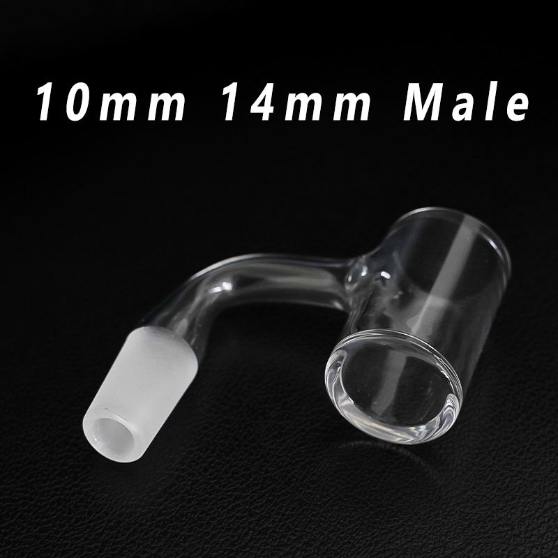90/45 Degree Seamless Quantz Banger 10mm 14mm Male Joint Smoking Glass Bong Fully Weld Bangers Thick 2mm Dab Rig Beveled Edge FWQB01
90/45 Degree Seamless Quantz Banger 10mm 14mm Male Joint Smoking Glass Bong Fully Weld Bangers Thick 2mm Dab Rig Beveled Edge FWQB01