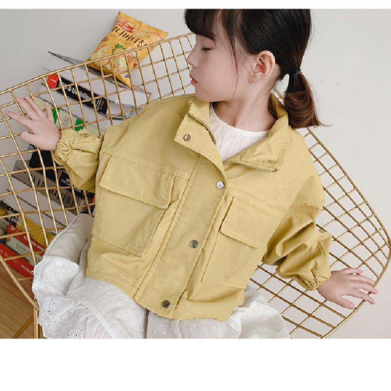 Jackets Children's Pu Jacket Girls Motorcycle Kid Outwear Yellow Black Zipper Faux Leather Spring Autumn Fashion Coat 2-6Years, Blue;gray 
Jackets Children's Pu Jacket Girls Motorcycle Kid Outwear Yellow Black Zipper Faux Leather Spring Autumn Fashion Coat 2-6Years, Blue;gray