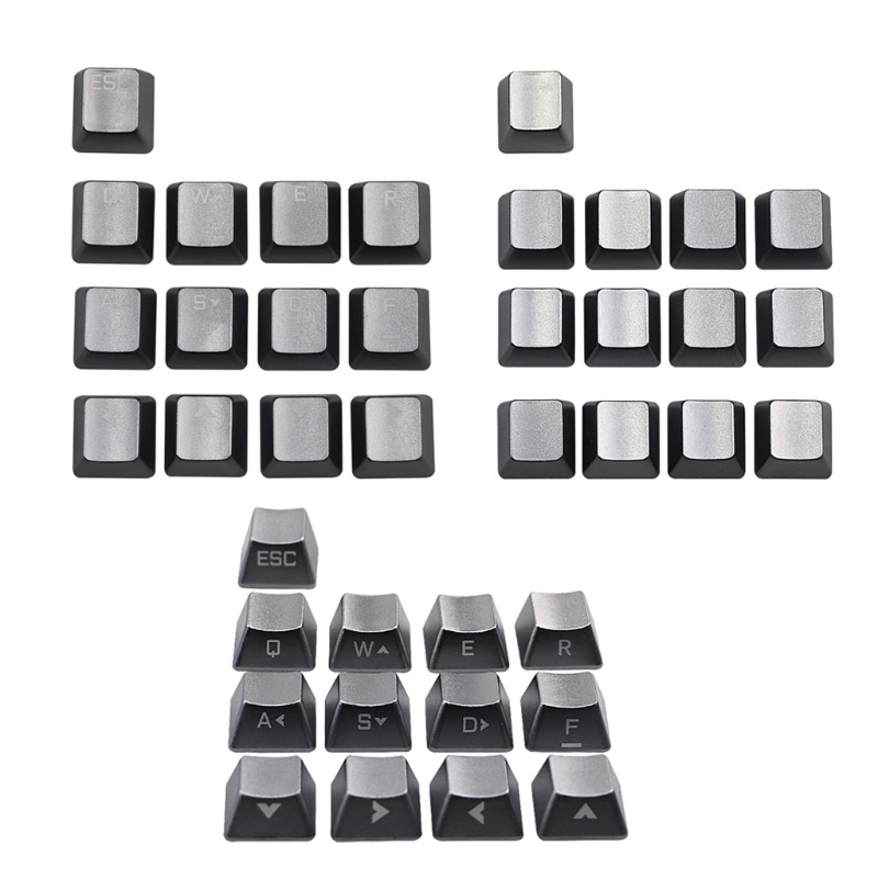Metal Cap MX Switches OEM Profile Kyecap ESC WASD Arrow Keys Keyboard Keycap 667C