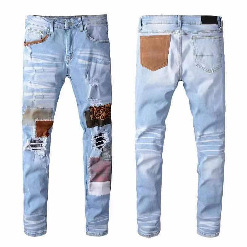 2021 hip-hop high-street fashion brand jeans retro torn fold stitching men's designer motorcycle riding slim-fitting casual pants 28-40 yards., 888
2021 hip-hop high-street fashion brand jeans retro torn fold stitching men's designer motorcycle riding slim-fitting casual pants 28-40 yards., 888