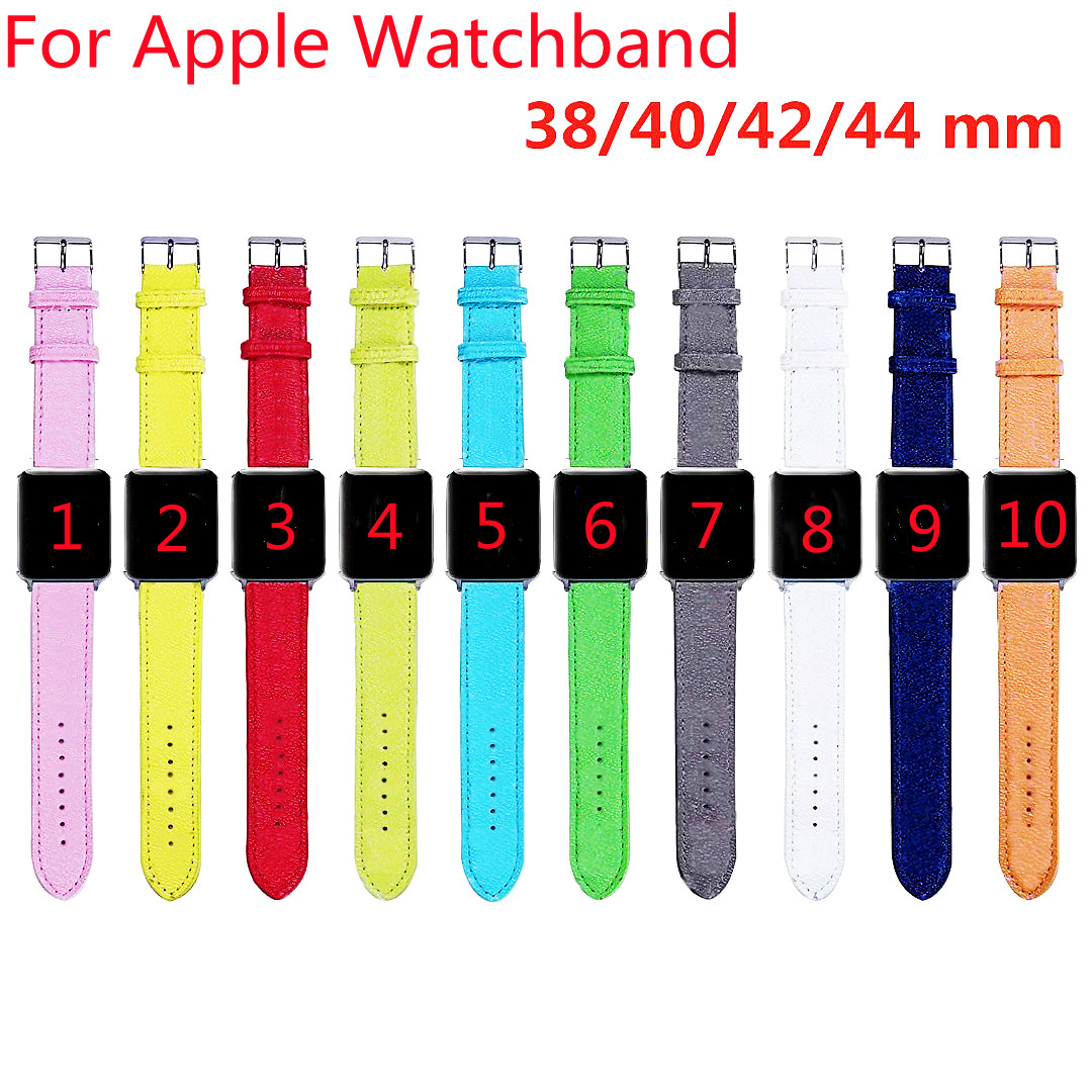 10 Colors Watch Band Strap For apple Series 1 2 3 4 5 6 7 SE 45mm 38mm 40mm 42mm 44mm 41mm PU leather Smart Watches Replacement With Adapter Connector
10 Colors Watch Band Strap For apple Series 1 2 3 4 5 6 7 SE 45mm 38mm 40mm 42mm 44mm 41mm PU leather Smart Watches Replacement With Adapter Connector